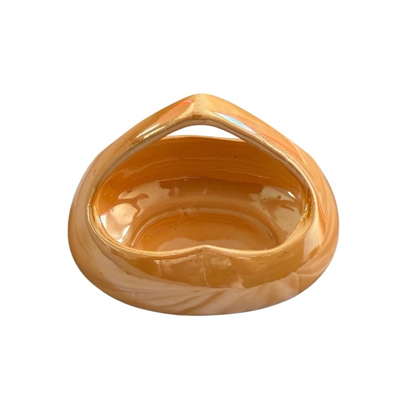 Vintage Czech Lusterware Basket - Picture 4 of 4